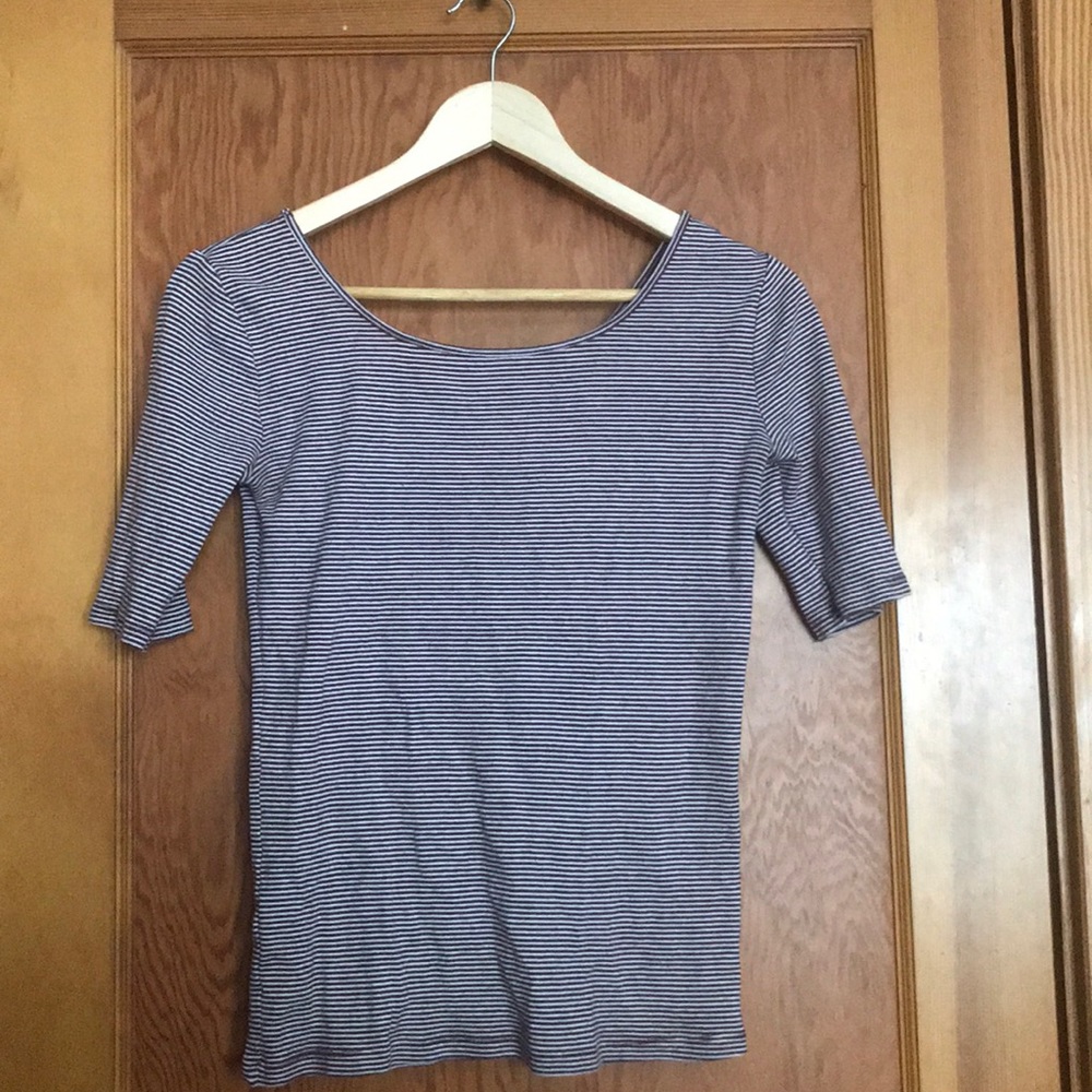 3/4 sleeve striped sweater ✨